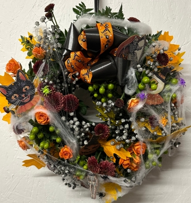 Halloween Door Wreath