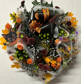 Halloween Door Wreath