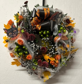 Halloween Door Wreath